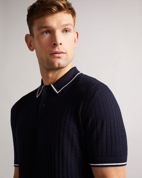 <P><Span Style="Text-Decoration: Underline;">Knitted Stitch Polo Shirt</Span></P>
<P>Pitfeld Is A Polo Shirt Reinvented. K...